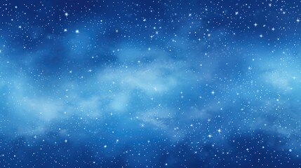 The background of the starry sky is in Sky Blue color.