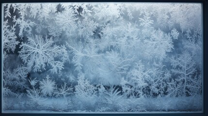  The frost background on the window is in jet black color.