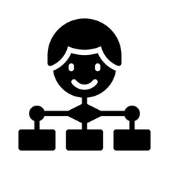 organization glyph icon