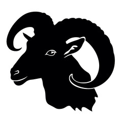 Ram  silhouette