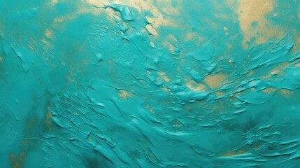 Fototapeta na wymiar Turquoise foil decorative texture. Turquoise background for artwork