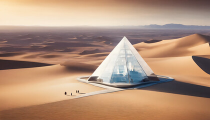 futuristic pyramid
