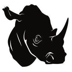 rhino silhouette  