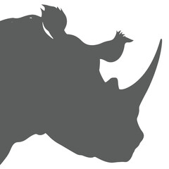 rhino silhouette  