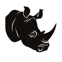 Obraz premium rhino silhouette 