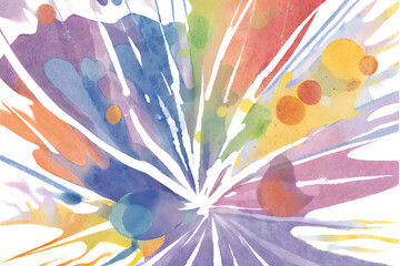 Bold watercolor brush strokes background, Watercolor abstract background, Splash explosion in watercolor background