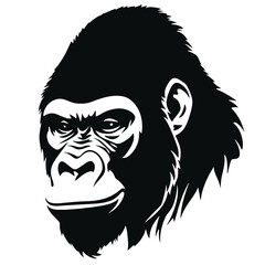 gorilla  head mascot