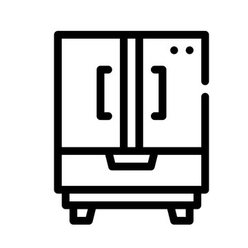 recommend clip art: fridge line icon