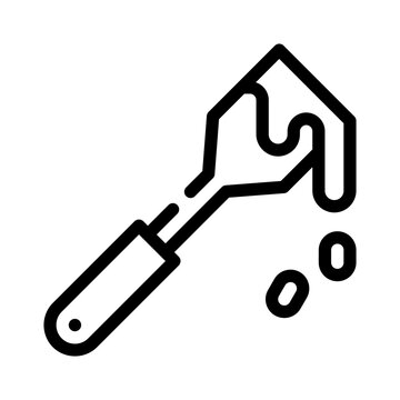 recommend clip art: spatula line icon
