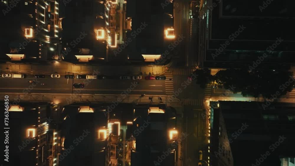 Canvas Prints Urban buildings aerial view of Nanjing