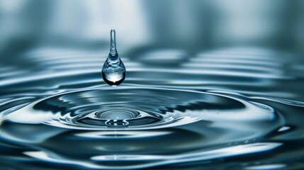 Photo of hydrogen water drop 
