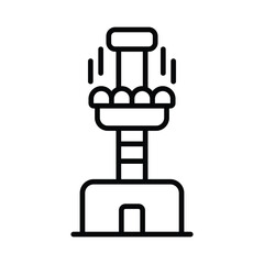 Freefall Icon vector. Stock illustration.