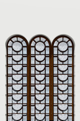 3D model of a modern window in a high-rise building
