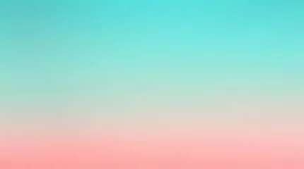 Foto op Plexiglas light coral and pastel blue colors background © Olha Vietrova