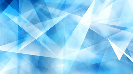 Obraz premium Abstract background of blue light angular geometry with white and gray contemporary graphics