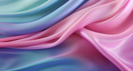 An animated wallpaper with colorful waves generated by ai