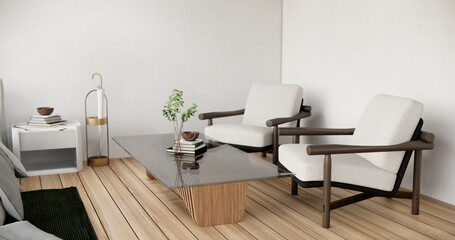 armchair minimalist design japan style.