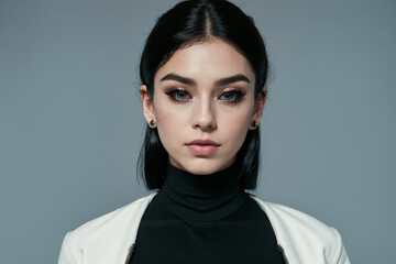 Fototapeta premium girl model with bold eyes