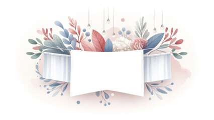 Elegant Floral Banner Design