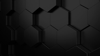Black 3d pattern of different style