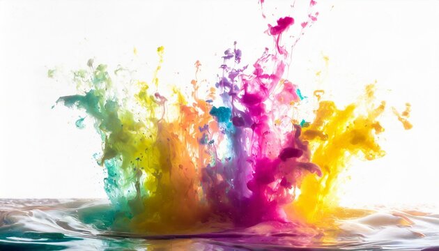 colorful splash