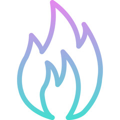 Fototapeta premium Fire icon