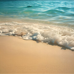 waves on the beach
