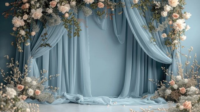 Romantic allure: captivating wedding invitation card adorned with text wedding, blending elegance and sentiment in beautiful design, perfect for announcing and inviting to joyous celebration of love.