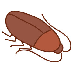 cockroach cartoon doodle