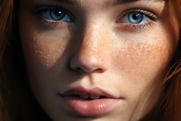 Stylish Glamour photoshop sexy female. Healthy girl. Generate Ai