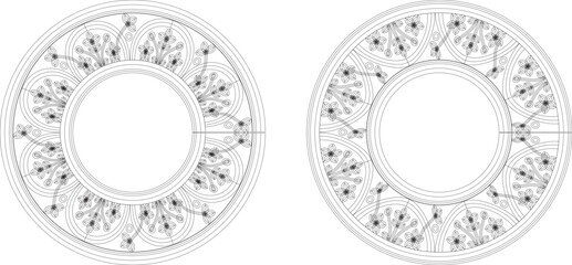 sophisticated 3D  pattern design, perfect for adding an elegant touch to design projects.