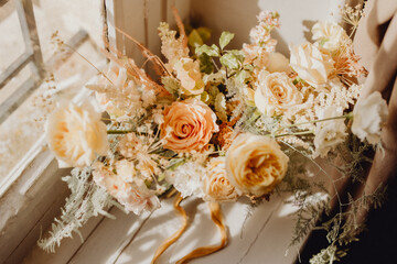 Bouquet de fleurs aux couleurs d'automne