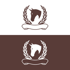 logo design vector template, horse logo design, rooster illustration, fish art logo design, house logo illustration, horse Face Vector