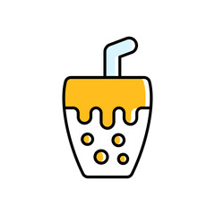 Obraz premium bubble tea, boba, tapioca pearls, milk tea, flavors, taiwanese drink, refreshing, sweet, beverage, tea house, chewy, straw, asian drink, cold, popular, trendy, sip, fun, refreshment, boba shop, taro, 