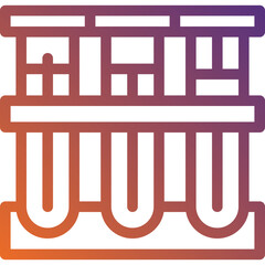 Test tubes icon