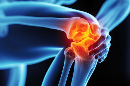 Knee pain, joint inflammation, bone fracture, osteoarthritis, leg injury