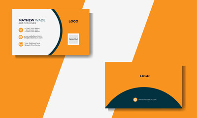 Double sided editable and customizable business card
