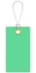 Price tag. Price label. 3D illustration.