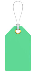 Price tag. Price label. 3D illustration.