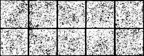 Rustic grunge texture with grain and stains. Abstract noise background. PNG graphic illustration with transparent background.