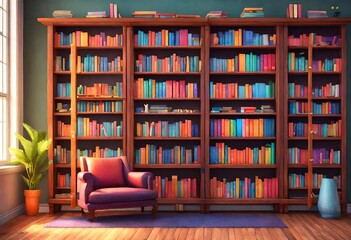 books on the shelf