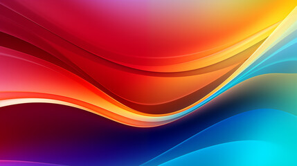Abstract vibrant colorful wave background for wallpaper, presentation