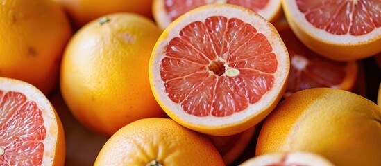 Nutritious vegetarian option: delicious grapefruits.