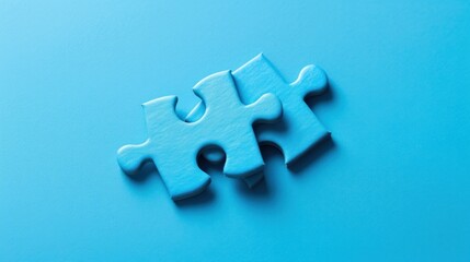 Fototapeta premium Puzzle. Business strategy, success solution, jigsaw games symbol. Idea metaphor. Creative idea, connection, challenge, partnership, teamwork, match