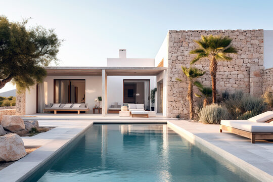 luxury villa with swimming pool