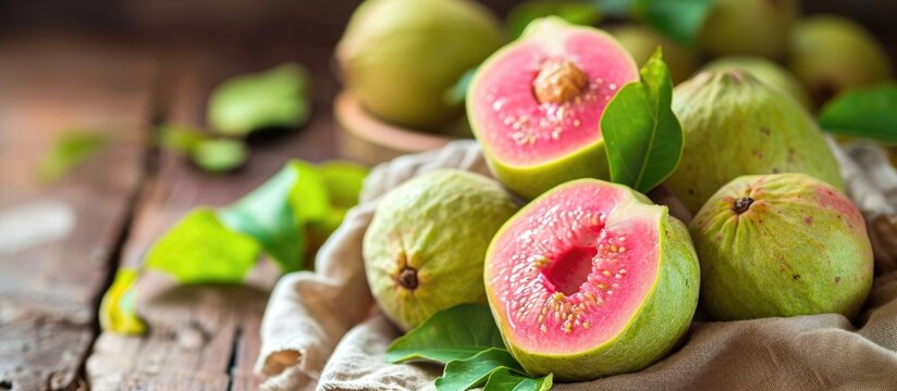 Protect guava fruit with a cloth bag to avoid pests and anticipate fruit fly attacks.