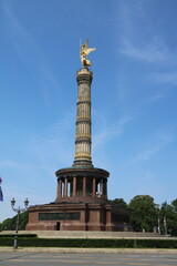 The Victory Column at the Großer Stern in Berlin, Germany