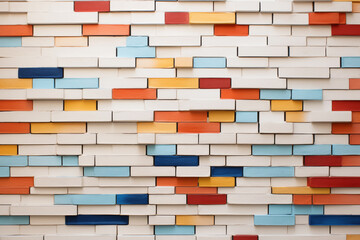 Colorful bricks wallpaper
