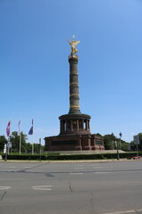 Street to the Victory Column at the Großer Stern in Berlin, Germany