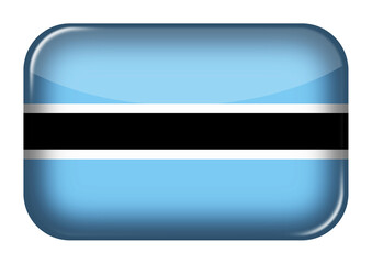 Botswana web icon rectangle button